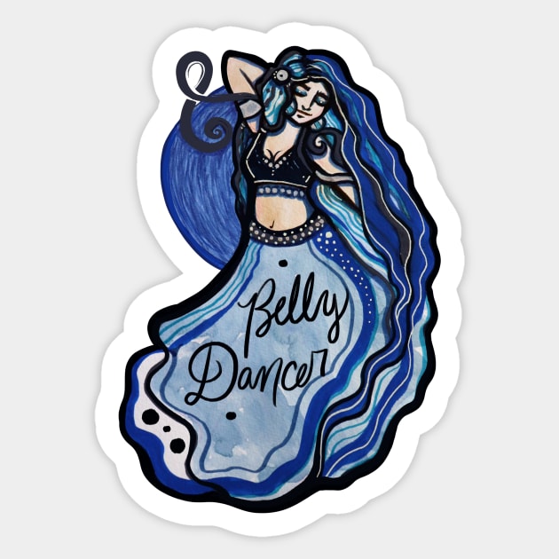 Belly Dancer Sticker by bubbsnugg